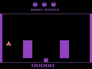 Beany Bopper title screen for Atari 2600